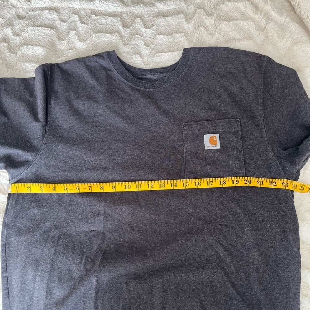 Carhartt Men's Charcoal Pocket Tee XXL - Picture 5 of 5